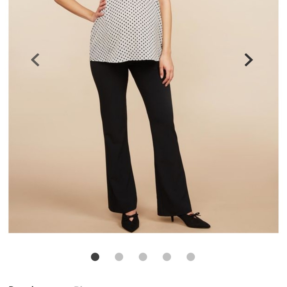 Motherhood Maternity Modern Flare Work Dress Pants